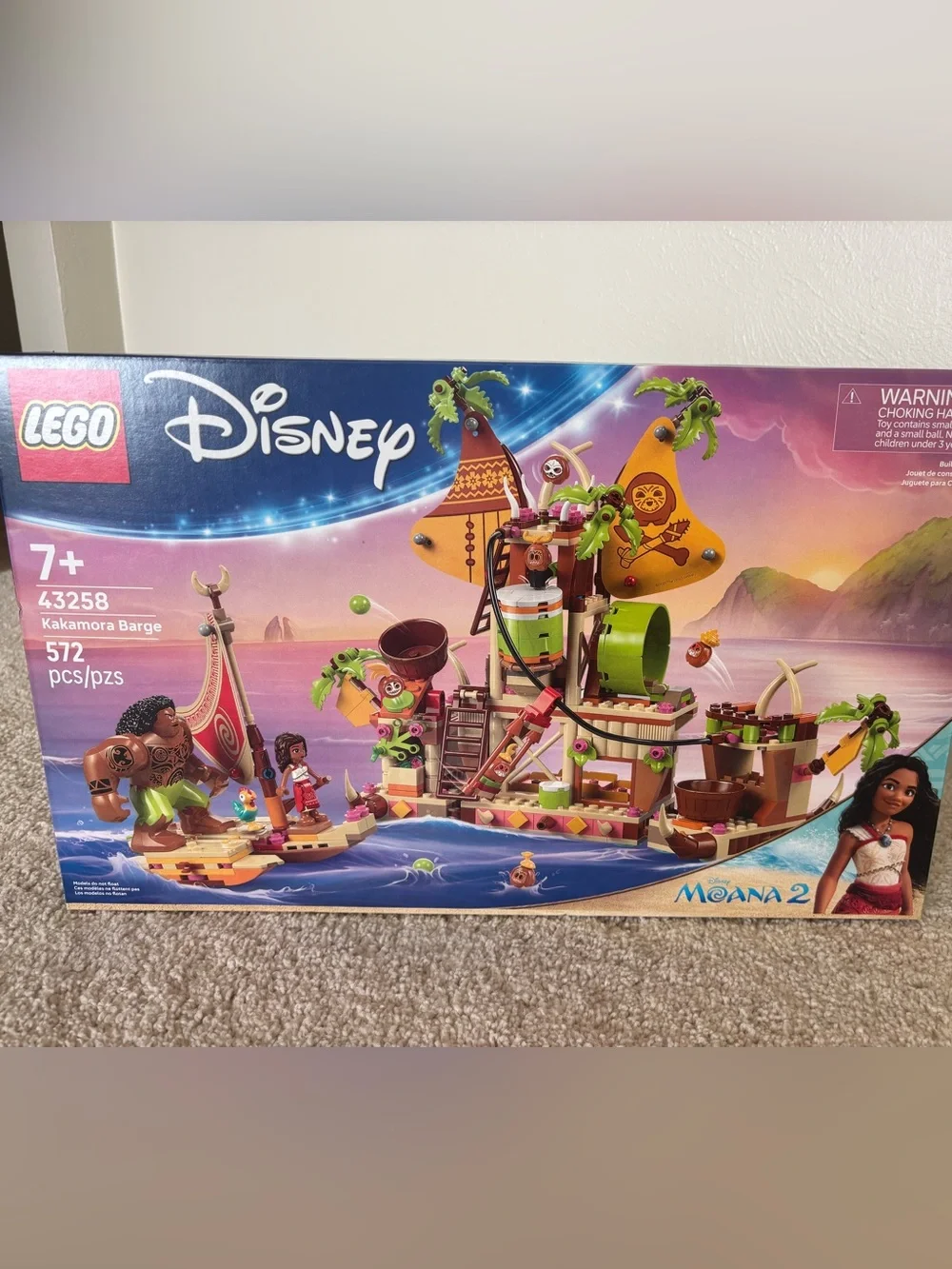 Disney Moana 2 Island Playset - Green, Yellow, Brown & Pink